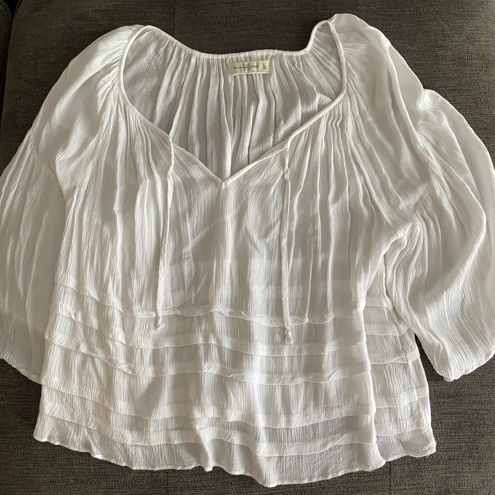 3/4 sleeve flowy top
